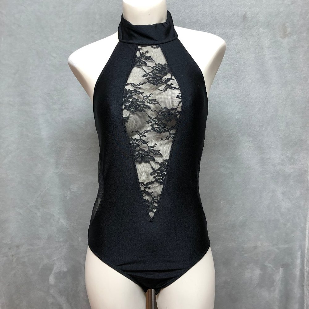 La SENZA Black Lace Bodysuit